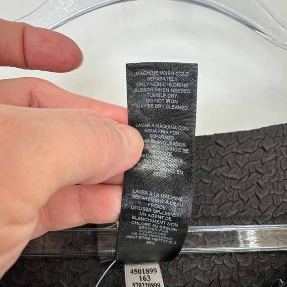 Chicos Travelers Crushed Artsy Jacket Womens 2 L 12 Brown Blue Green NEW - Picture 7 of 15